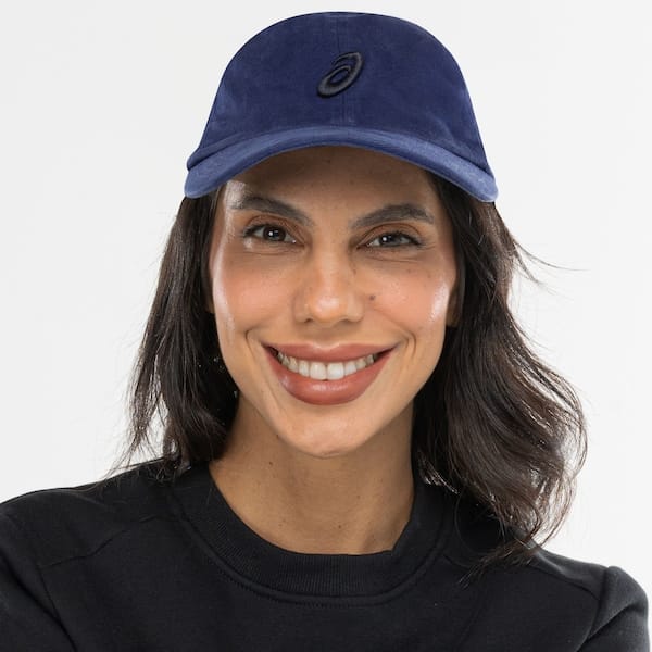 Vista 2 Boné Aba Curva ASICS Casual Kyoto Adulto ASICS AZUL ESCURO