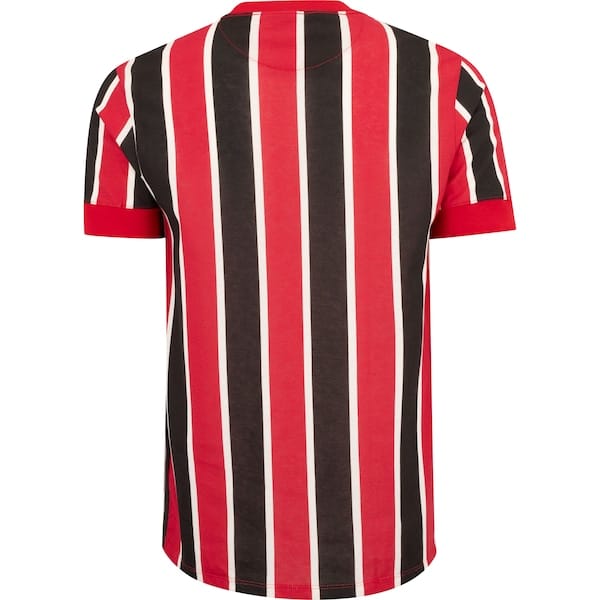 Vista 2 Camiseta do São Paulo Retrô Masculina Sao Paulo VERMELHO/PRETO