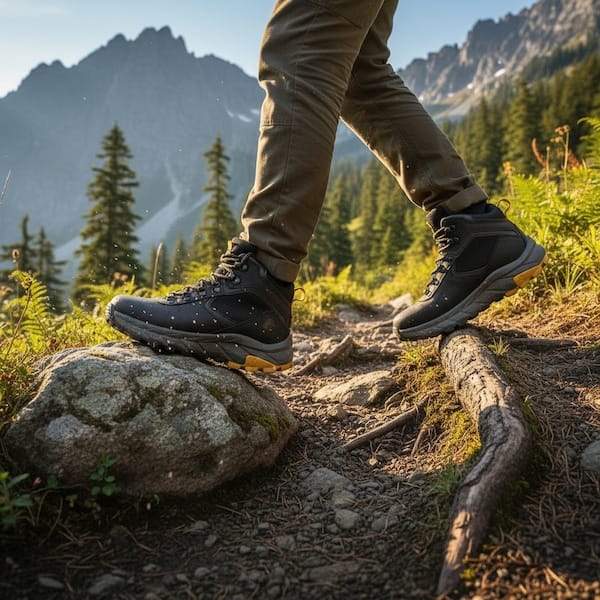 Vista 2 Bota de Couro Macboot Caiana Masculina Mac Boot PRETO