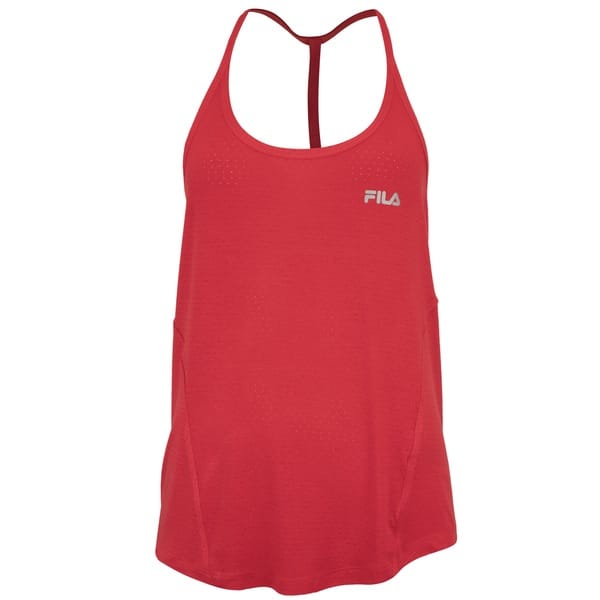Vista 2 Camiseta Regata Feminina Fila Future Sports Flow Fila VERMELHO