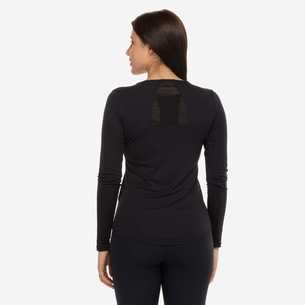 Vista 2 Camiseta Manga Longa Vestem Dry-Fit Felix Feminina Vestem PRETO