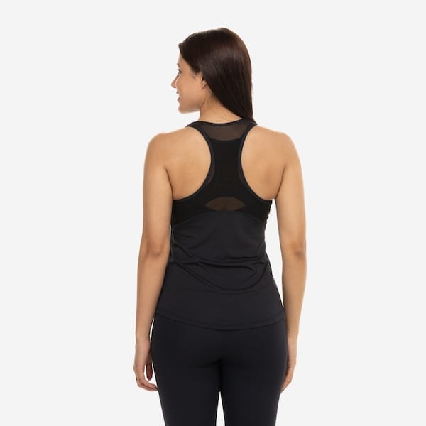 Vista 2 Camiseta Regata Feminina Vestem Munique Dry Fit Vestem PRETO