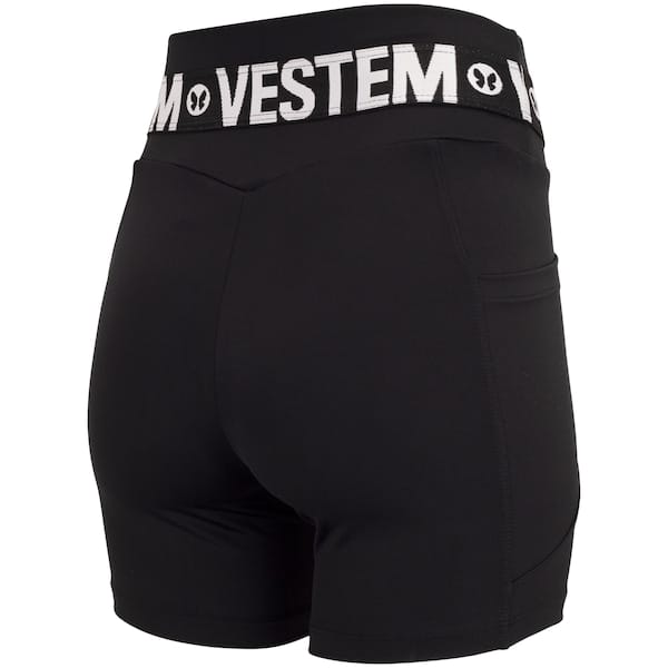 Vista 2 Bermuda Feminina Vestem Maggie Vestem PRETO