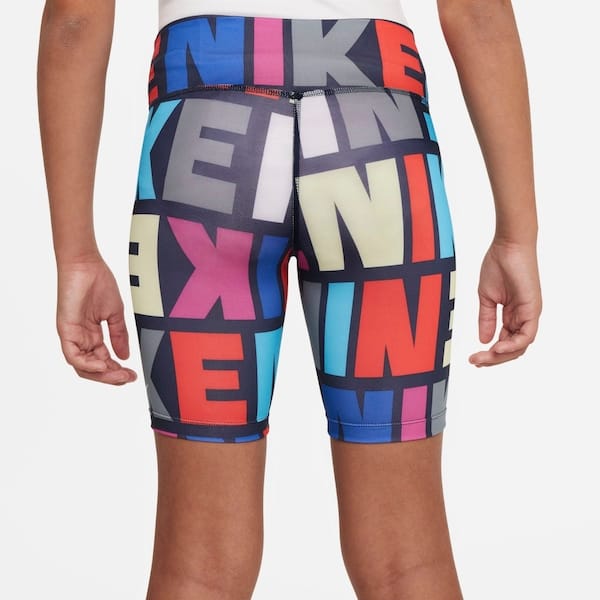 Vista 2 Short Nike Dri-FIT One Logo Print Infantil Nike AZUL ESC/VERMELHO