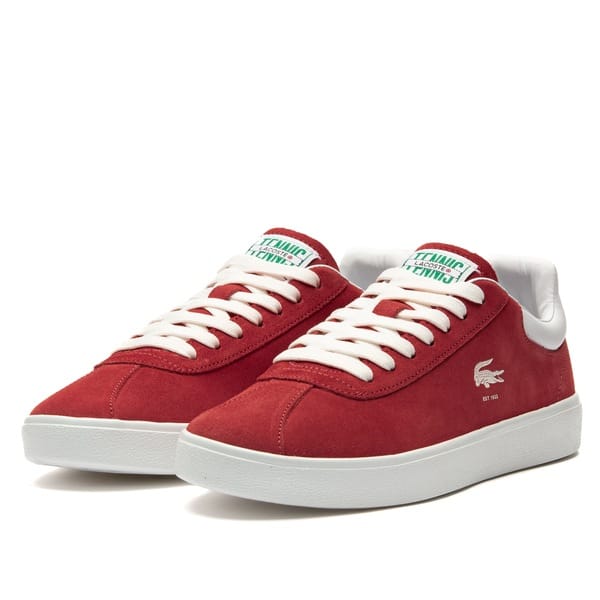 Vista 2 Tênis Lacoste Baseshot Masculino Lacoste VERMELHO/BRANCO