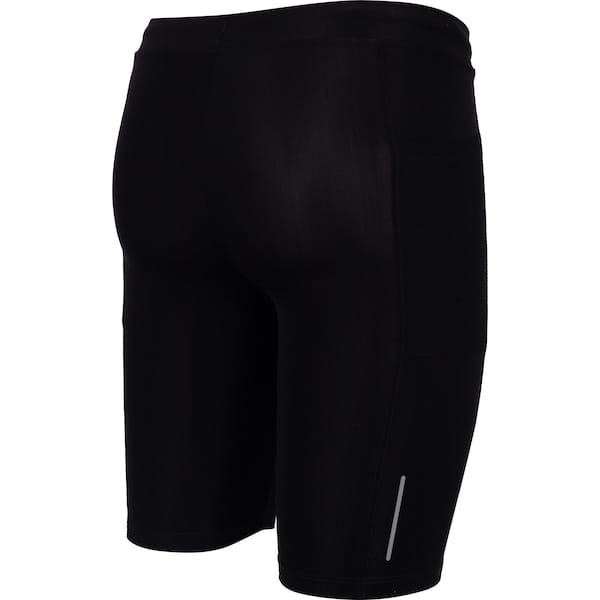 Vista 2 Bermuda ASICS Compressão PWR Refletiva Bolso Externo Masculina ASICS PRETO