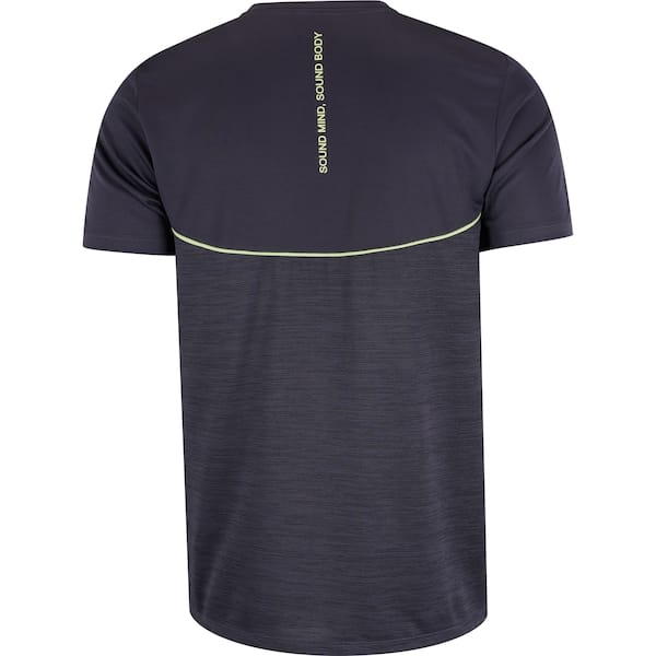 Vista 2 Camiseta Masculina ASICS Manga Curta Mesh Respirável Antiodor ASICS ROXO ESCURO
