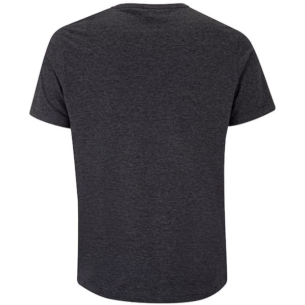 Vista 2 Camiseta Masculina ASICS Manga Curta Algodão Misto ASICS CINZA ESC MESCLA