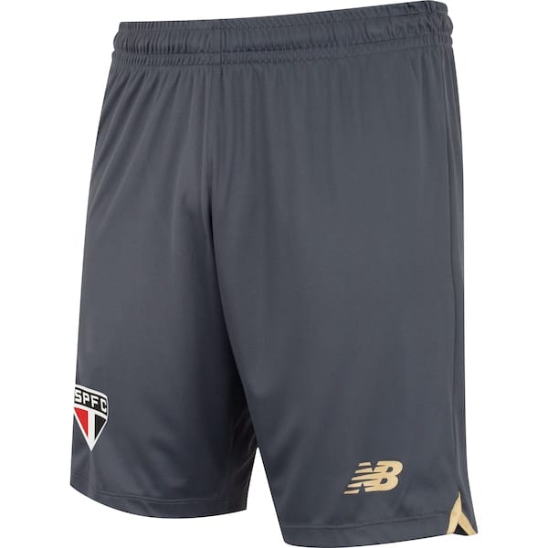 Vista principal Calção do São Paulo 25 New Balance Masculino Treino New Balance CINZA