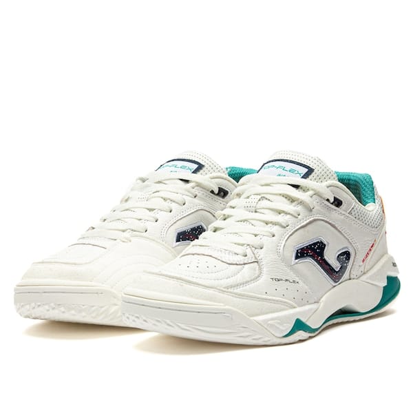 Vista 2 Chuteira Futsal Joma Top Flex Plus Adulto Joma BRANCO