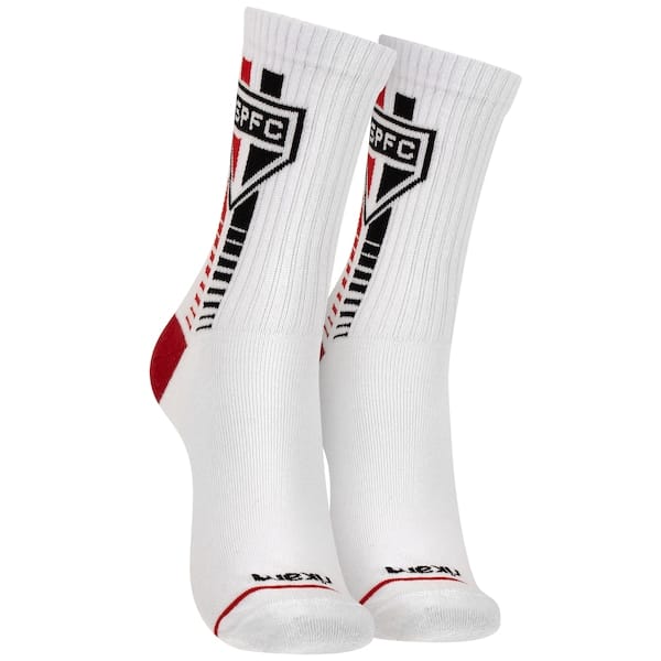 Vista principal Meia do São Paulo Rikam Esporte Adulto Rikam BRANCO