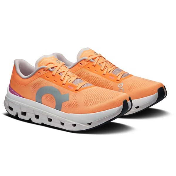 Vista 2 Tênis Feminino On Cloudflow 5 On LARANJA/PRATA