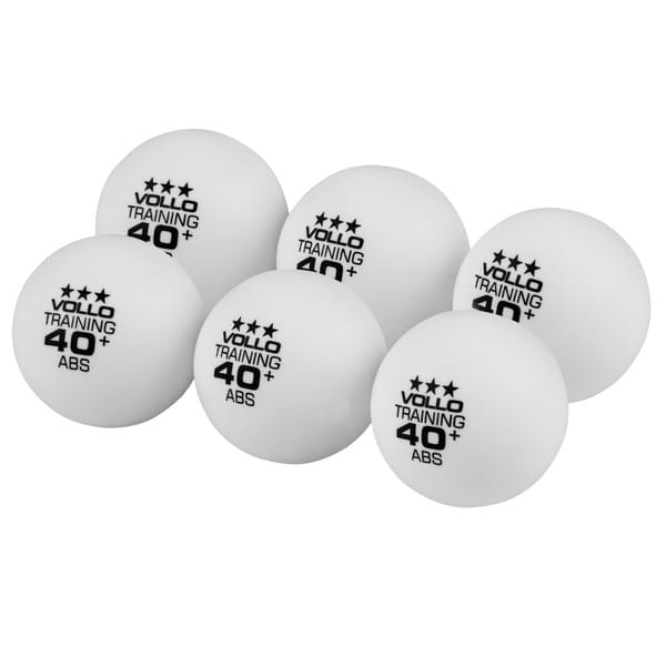Vista 2 Kit de Bola de Tênis de Mesa Vollo 6 Unidades 3 Estrelas Vollo BRANCO