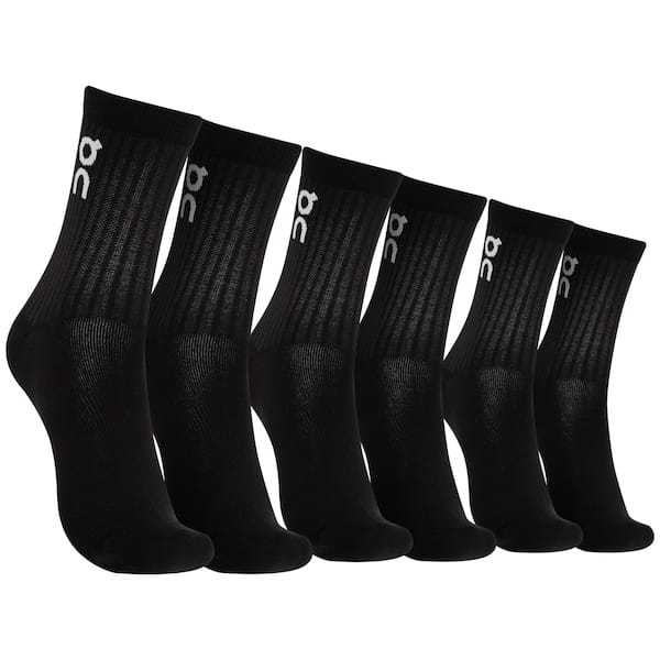 Kit de Meias Cano Longo On Running Logo Sock High 3 Pares