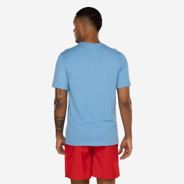Vista 2 Camiseta Masculina Nike Manga Curta Dri-Fit Tee Run Nike AZUL