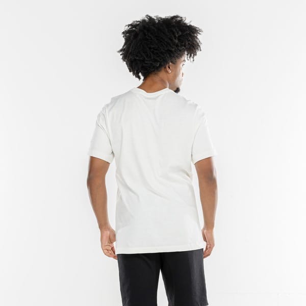 Vista 2 Camiseta Masculina Nike Manga Curta Sportswear 6MO Swoosh Nike BRANCO