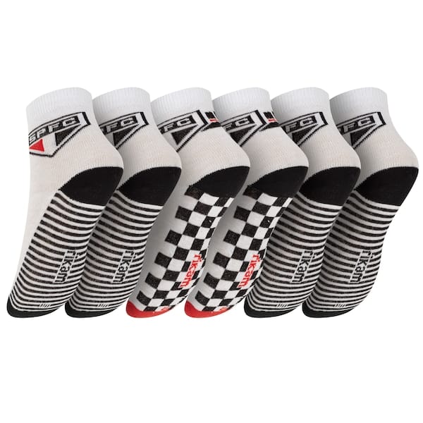 Vista 2 Kit de Meias do São Paulo Rikam Soquete Tamanho 25 ao 28 Rikam BRANCO