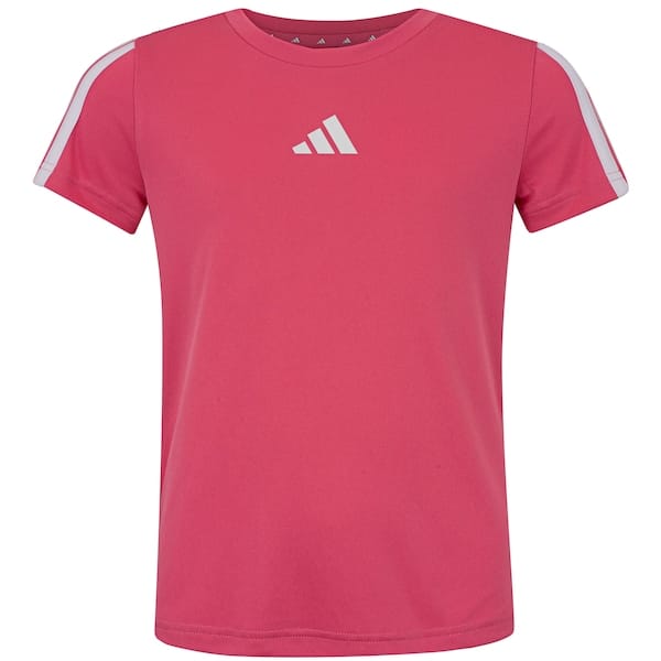 Camiseta Juvenil adidas Manga Curta 3 Stripes
