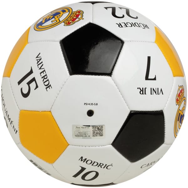 Bola de Futebol de Campo do Real Madrid de Campo Maccabi Tamanho 05 - 2