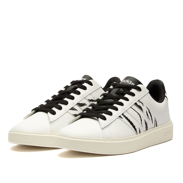 Vista 2 Tênis adidas Grand Court 2.0 Feminino Adidas BRANCO/PRETO