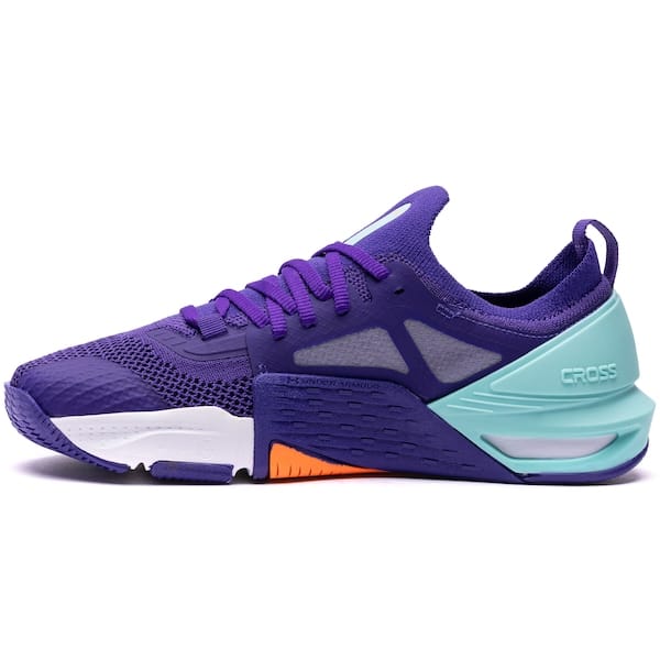 Vista 2 Tênis Under Armour Tribase Cross 2 Masculino Under Armour ROXO/AZUL CLA