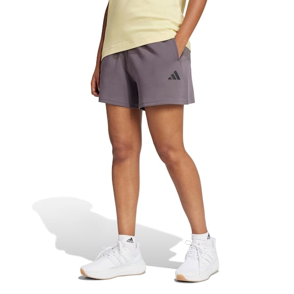 Vista principal Short adidas Future Icons Small Logo Feminino Adidas CINZA ESCURO