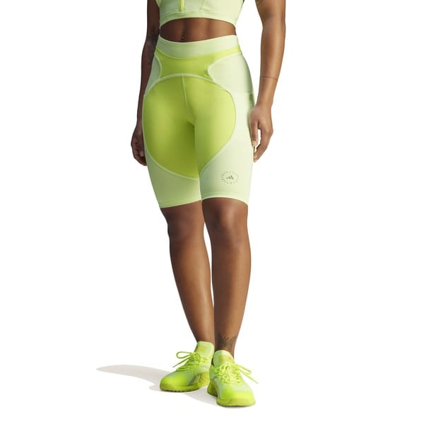 Vista 2 Bermuda Biker Feminina adidas by Stella McCartney Adidas VERDE CLARO