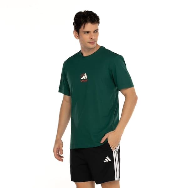 Camiseta Masculina adidas Manga Curta Gráfica Pizza