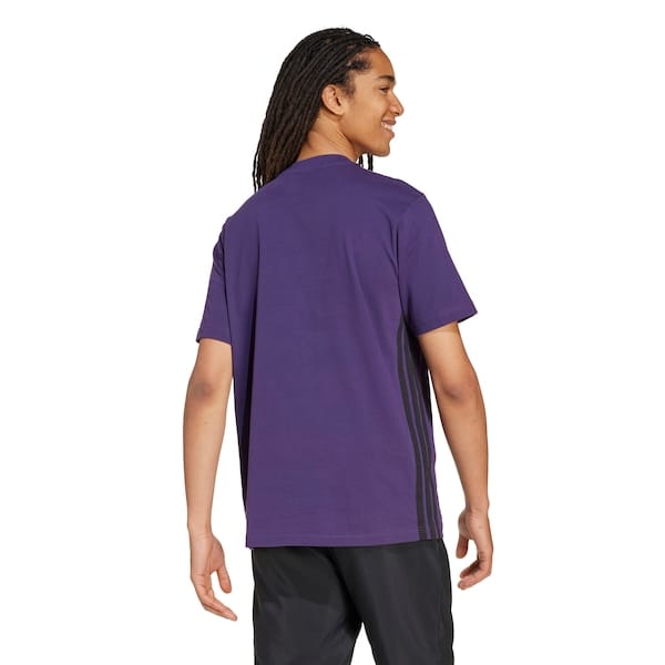 Vista 2 Camiseta Masculina adidas Manga Curta 3 Stripes Adidas BRANCO/PRETO