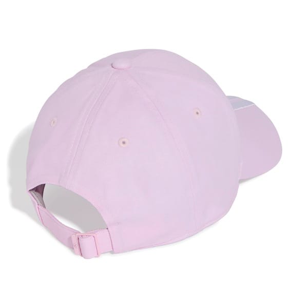 Vista 2 Boné Adulto adidas Strapback 3 Listras Aba Curva Adidas ROSA CLA/BRANCO