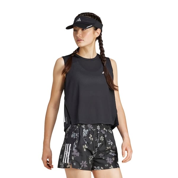 Vista 2 Viseira adidas Corrida Adulto Adidas PRETO/PRATA