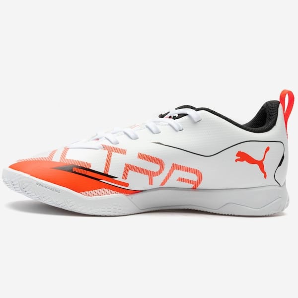 Vista 2 Chuteira Futsal Puma Ultra 5 Play IT Júnior Puma BRANCO/PRETO