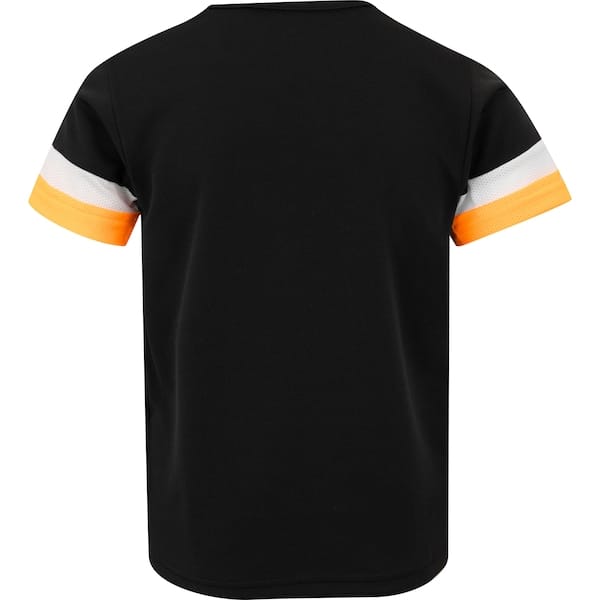Vista 2 Camiseta Infantil Puma Manga Curta Individualrise Jersey Puma PRETO/LARANJA