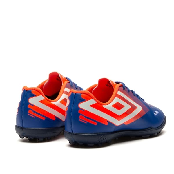 Vista 2 Chuteira Society Umbro Action Júnior Umbro AZUL/VERMELHO