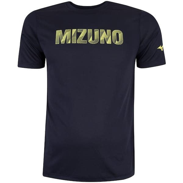 Vista principal Camiseta Masculina Mizuno Manga Curta Energy STP Mizuno AZUL ESC/AZUL
