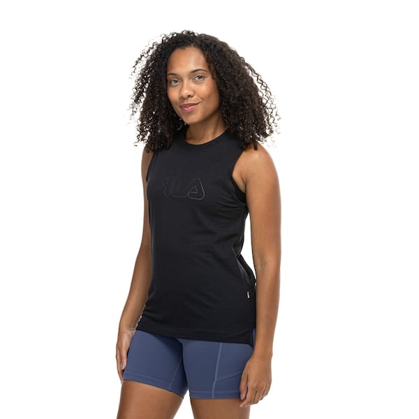 Camiseta Regata Feminina Fila Basic Regular Outline