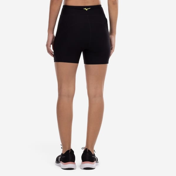 Vista 2 Bermuda Feminina Mizuno Runeasy 5F Mizuno PRETO