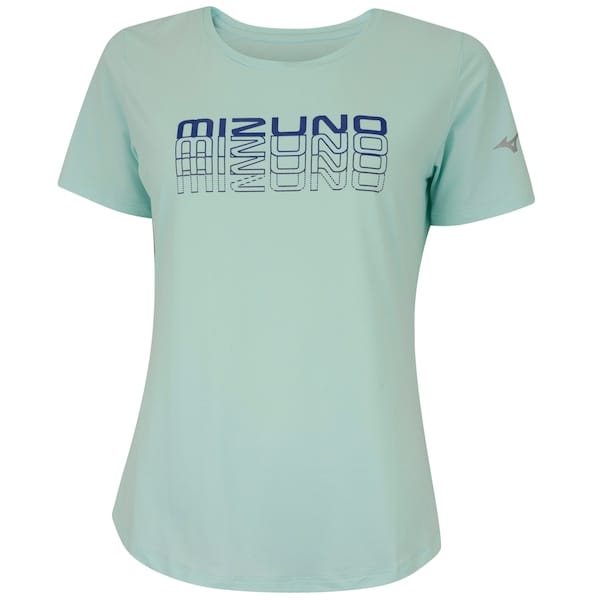 Camiseta Feminina Mizuno Manga Curta Focus Stamp