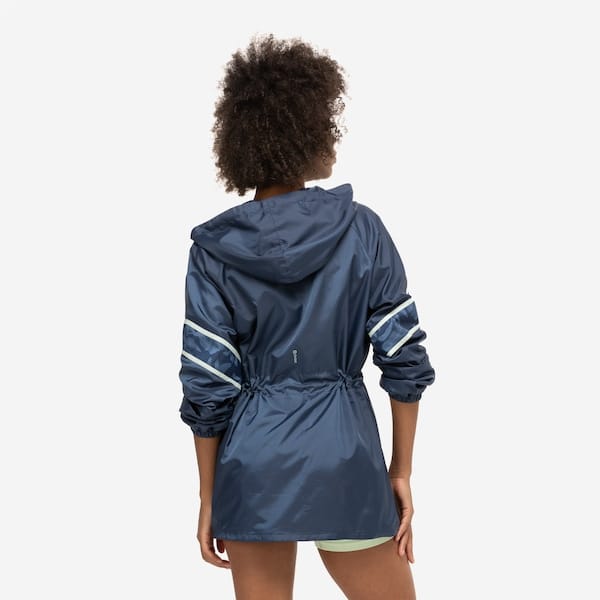 Vista 2 Jaqueta Feminina Vivo Print Oxer AZUL ESCURO