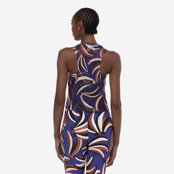 Camiseta Regata Farm Cropped Banana Inverno Tela Feminina - 2