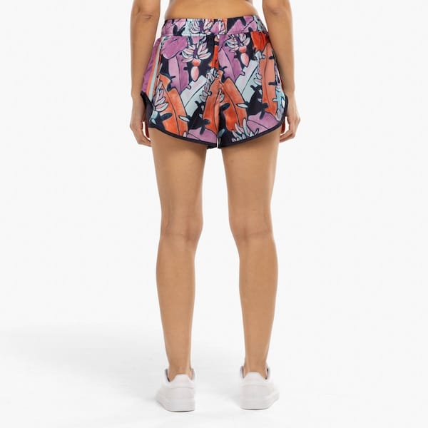 Vista 2 Short Feminino Farm Banana Flora Nylon FARM AZUL ESC/ROSA