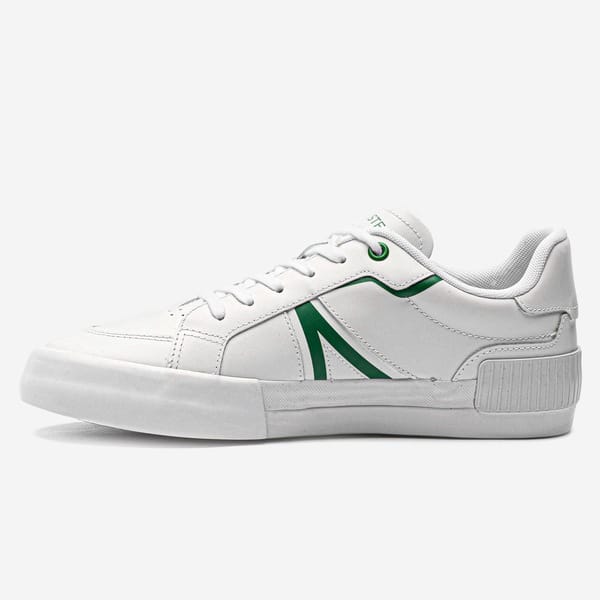 Vista 2 Tênis Masculino Lacoste L004 Lacoste BRANCO/VERDE