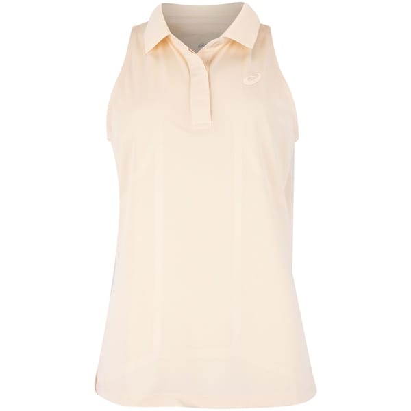 Vista principal Camiseta Regata Feminina ASICS Jacquard Racket ASICS OFF WHITE