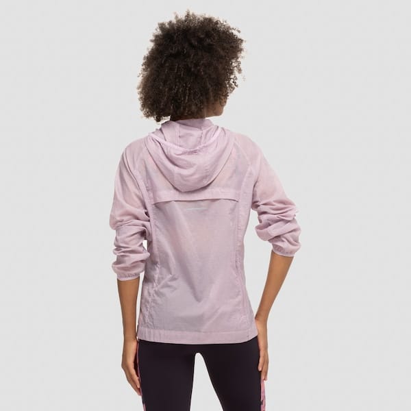 Vista 2 Jaqueta Corta-Vento Oxer Run Utraleve Packable Feminina Oxer ROSA CLARO