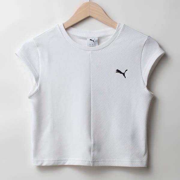 Camiseta Puma Wardrobe ESS Ribbed Baby