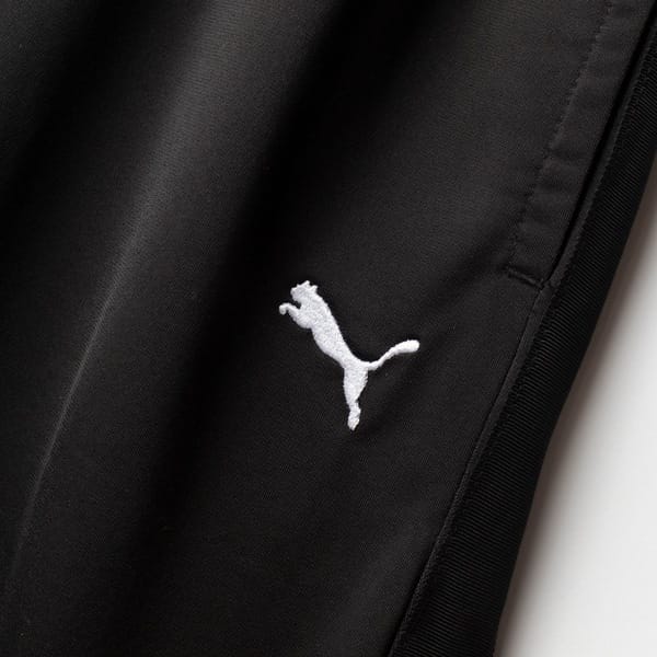 Vista 2 Calça Puma Wardrobe Essentials Low Rise Popper Puma PRETO