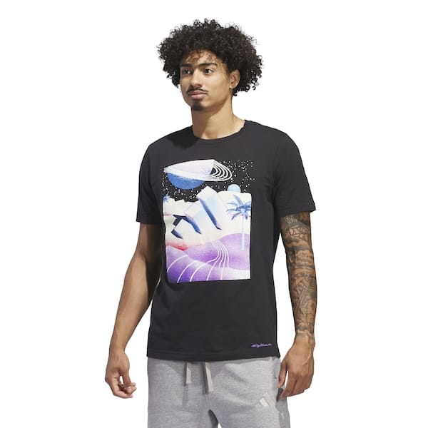 Camiseta Masculina adidas Manga Curta Gráfica