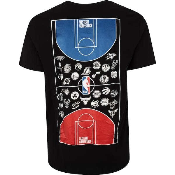 Camiseta Masculina NBA Manga Curta Metal Court - 2