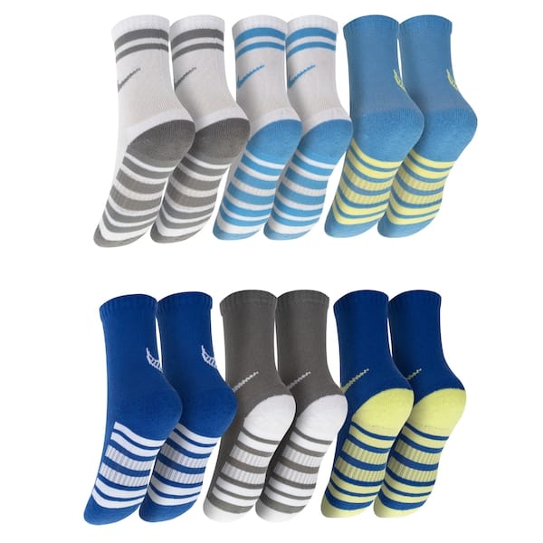 Kit 6 pares de Meias Nike Trophy Cano Médio Infantil - 2