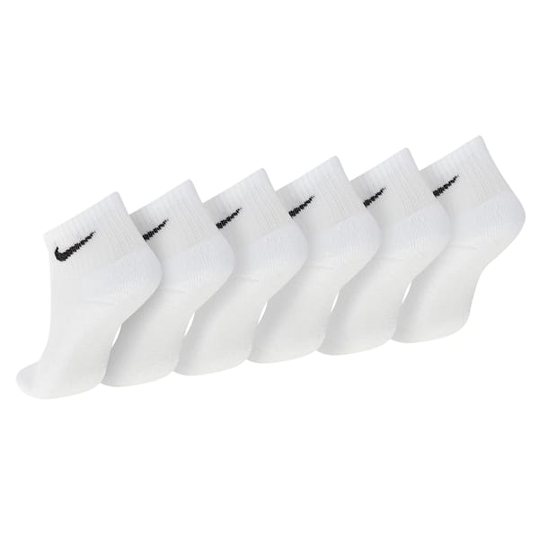 Vista 2 Kit 3 pares de Meias Nike Cushioned Ankle SP25 Cano Curto Infantil Nike BRANCO